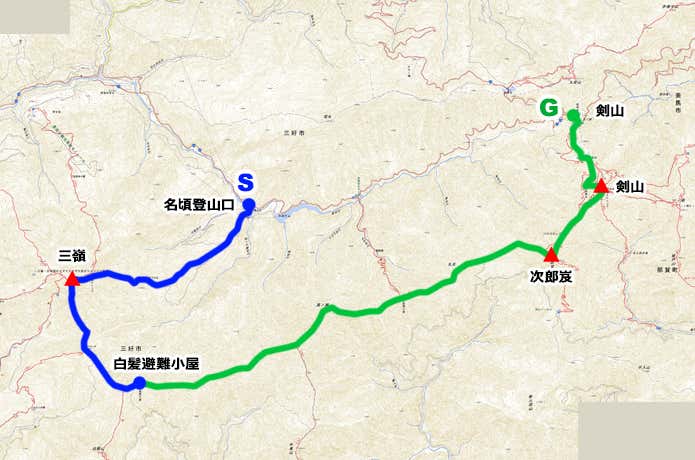 剣山MAP
