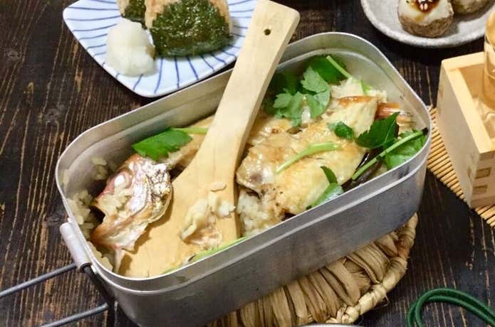 メスティンでのどぐろの炊き込みご飯