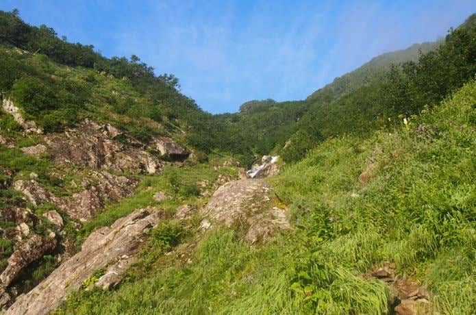 わかりにくい登山道