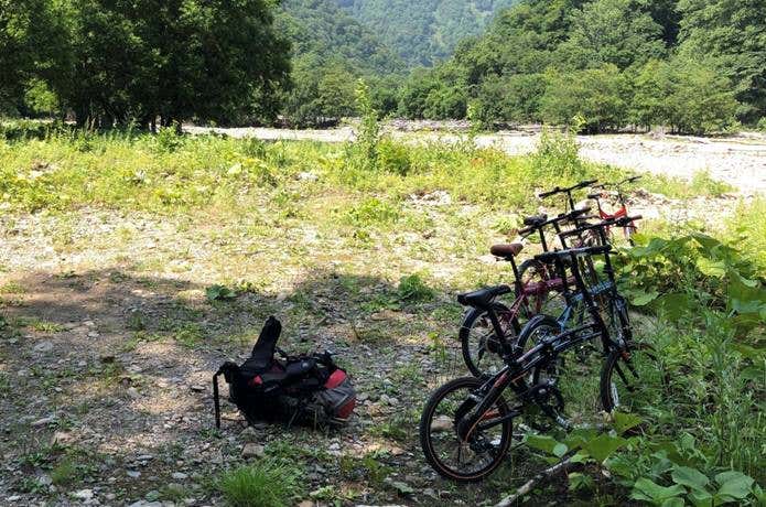 デポされた自転車たち