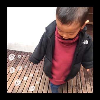キッズノースフェイスフリース