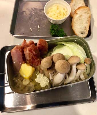 材料を全部入れる