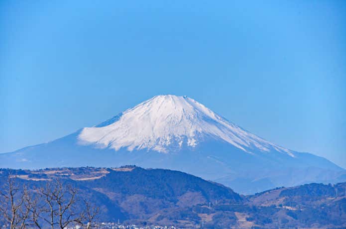 弘法山　山頂からの富士山