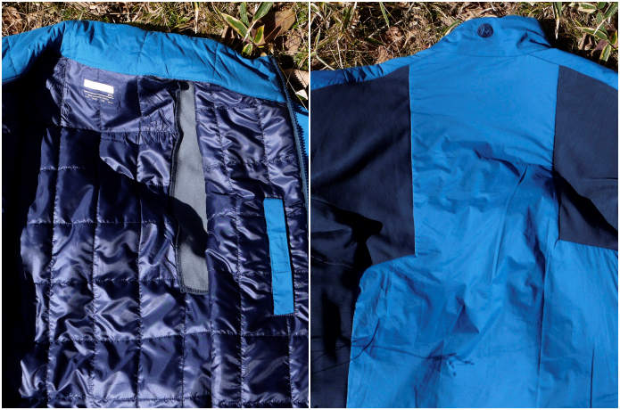 マーモット　ウールラップトレックジャケット　各部アップ