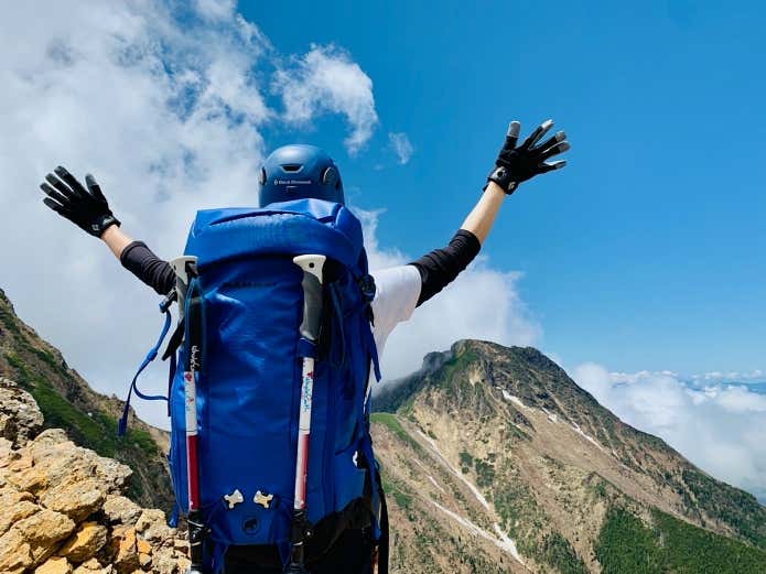 八ヶ岳最高峰・赤岳への稜線