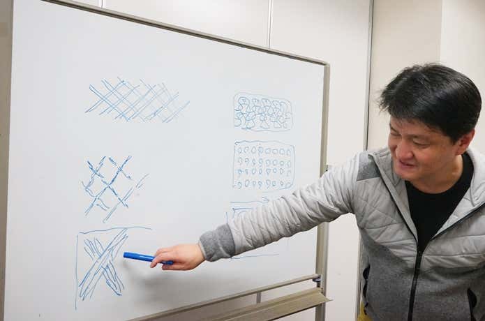 ドライナミックメッシュ　ミクロの穴