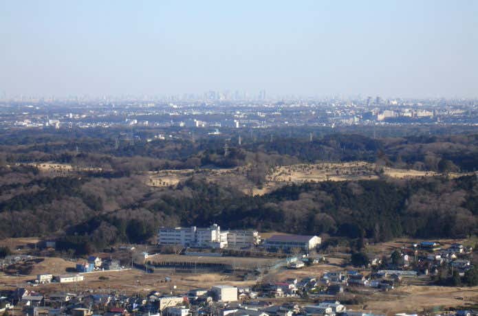 日和田山　物見山　山頂からの眺望