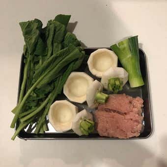 メスティンレシピ　かぶの肉詰めあんかけ　かぶくりぬく