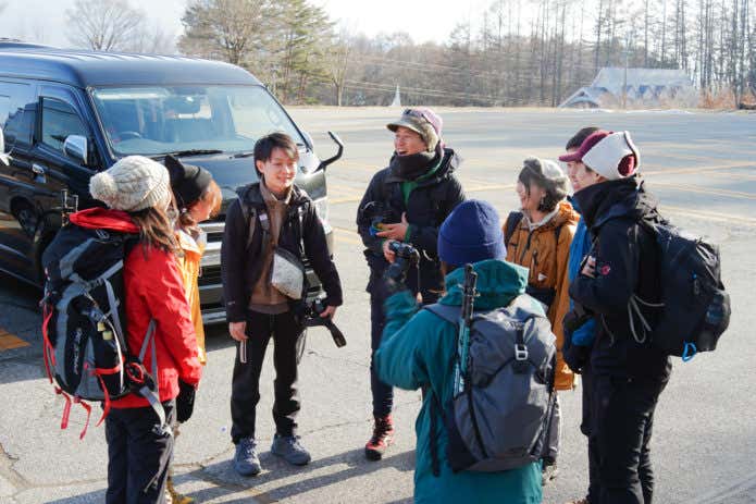 アクティベースの詳細　登山前に自己紹介