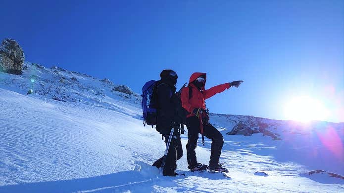 雪山　ガイド