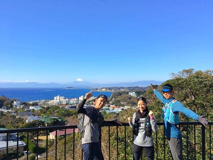 富士山と海