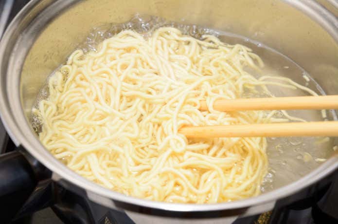 袋ラーメンの作り方