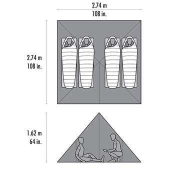 フロントレンジの全体のサイズ