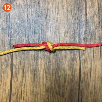 フィッシャーマンズノット結び方12
