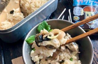 牡蠣の炊き込みご飯