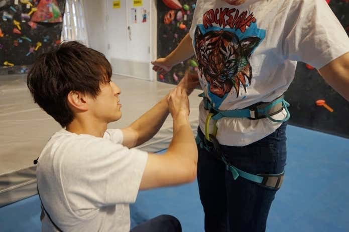 ハーネスの装着