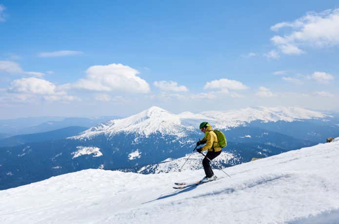 雪山　スキー
