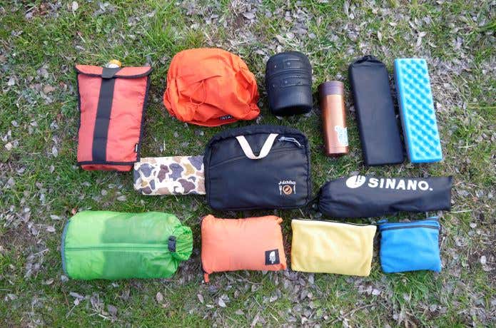 30Lバックパックに入れる荷物