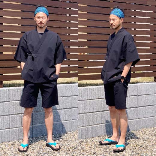 アウトドア甚平