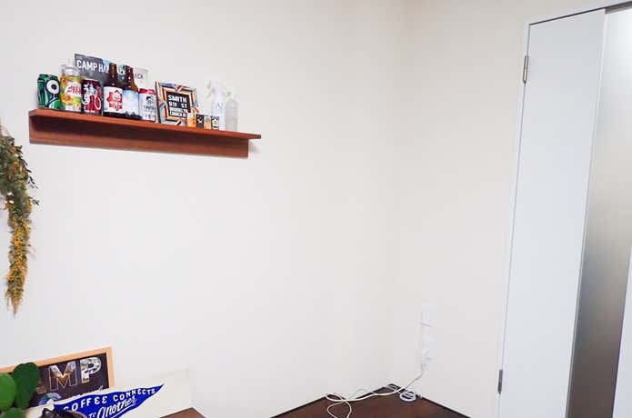部屋に山道具収納を作りたい
