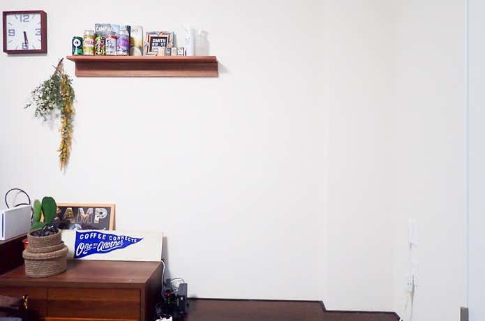 部屋に山道具収納を作りたい