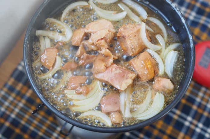焼き鳥缶詰　アレンジ