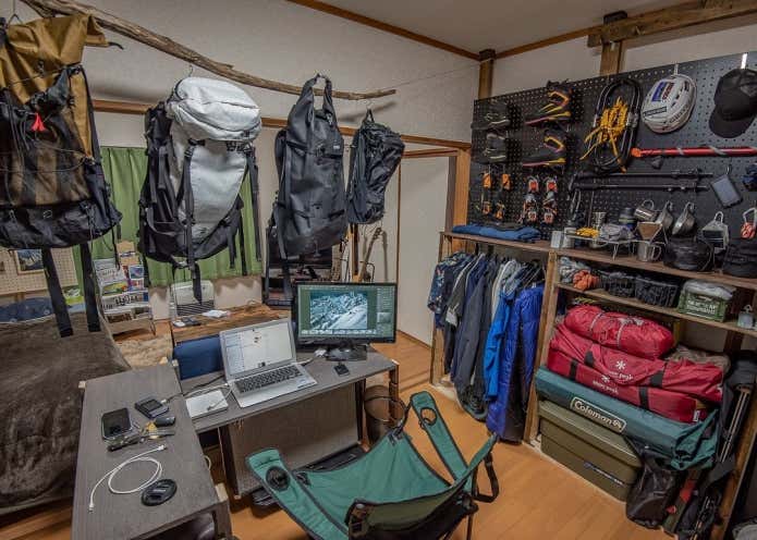 shinya0710_pon　登山道具収納スペース