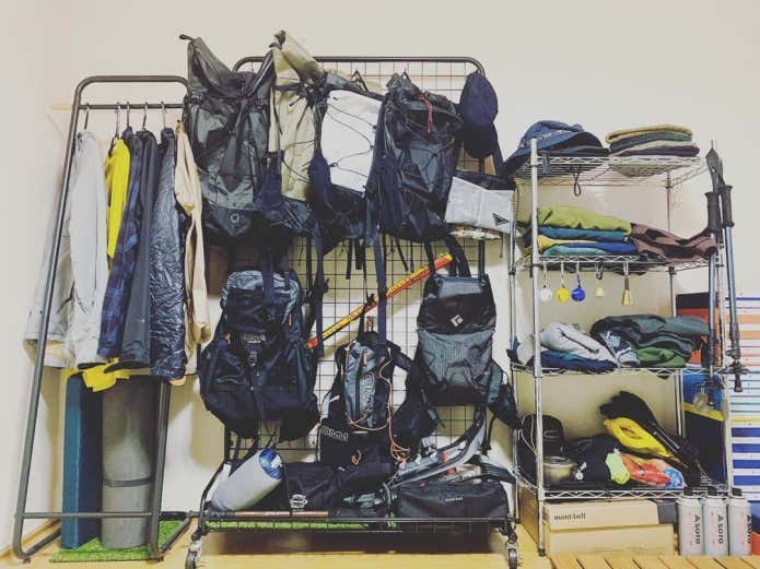 t_n518　登山道具収納スペース