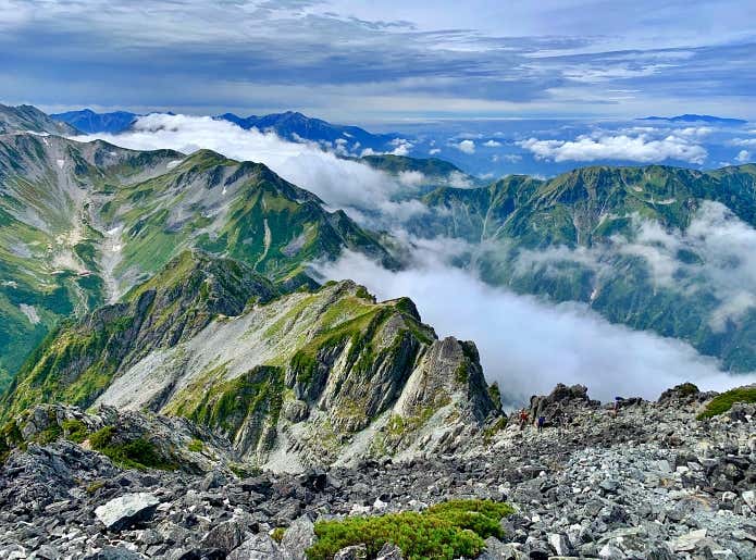 大好きな剱岳山頂からの風景