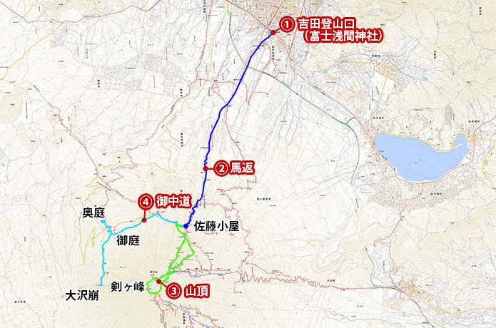 富士山MAP
