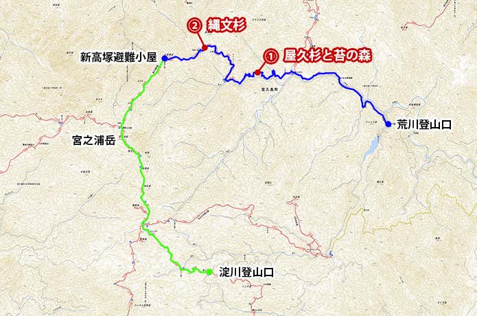 屋久島MAP