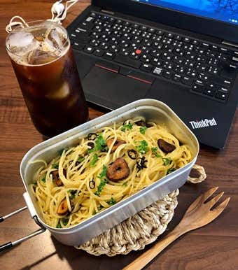 メスティンでパスタ作り