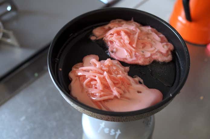 フライパンで焼く