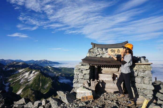 剱岳山頂