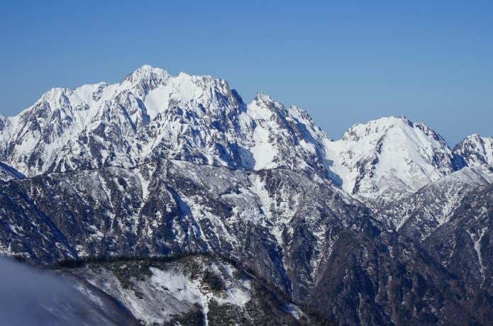 爺ヶ岳からの剱岳