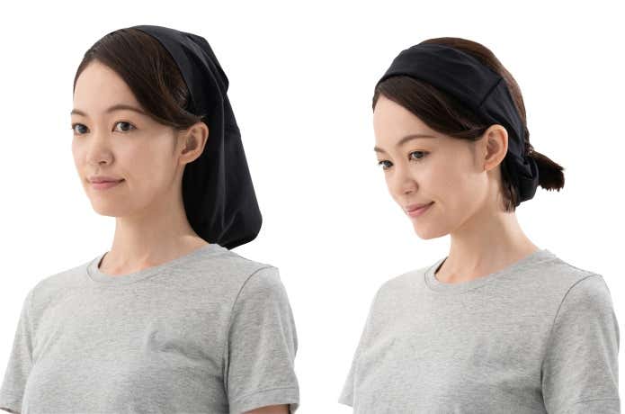 美フィットスキン UVフェイスマスク　ターバン　帽子