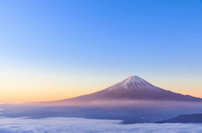 富士山と雲海