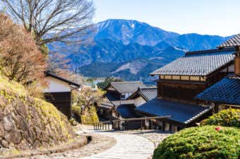 日帰り登山　山麓の町