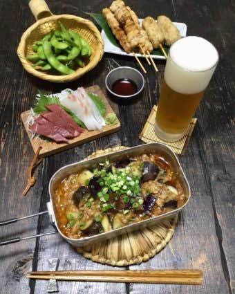メスティンマニア　レシピ　ナスと挽肉の味噌炒め煮