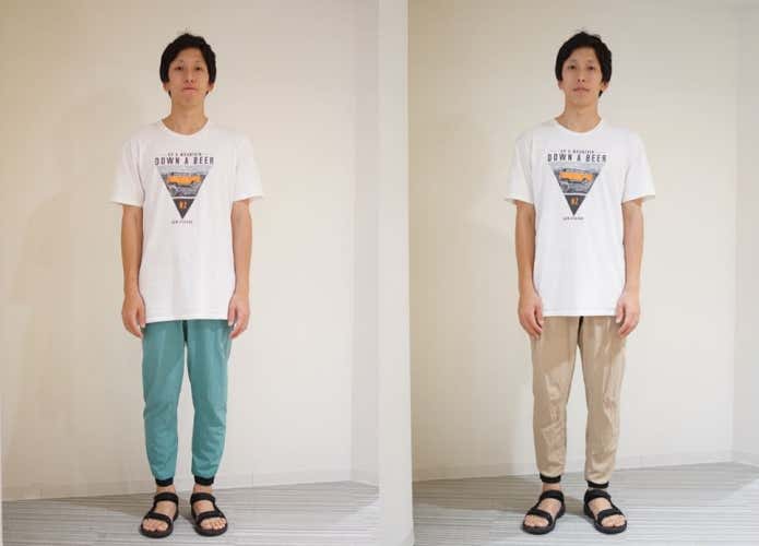 身長178cmの細身男性　サイズ感