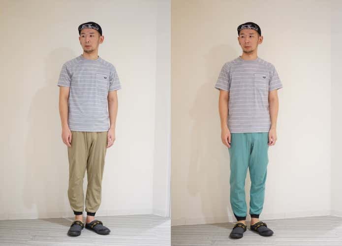 身長170cm標準体型　サイズ感