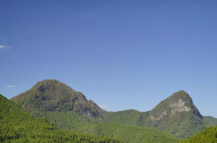 兜岳と鎧岳