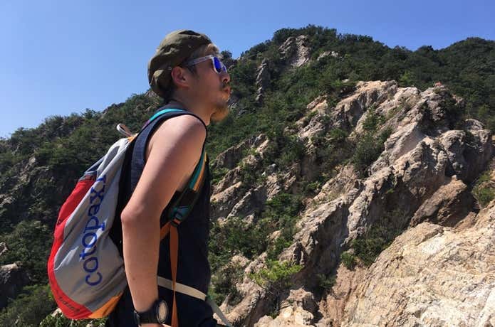 Cotopaxi & メリノスリーブ使用写真①(横)