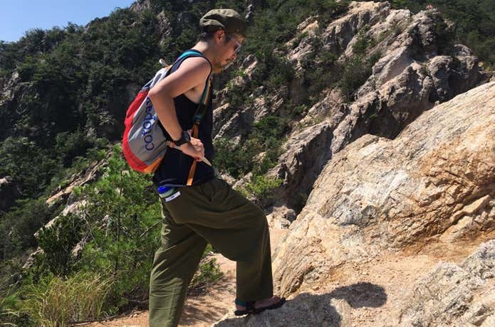 Cotopaxi & メリノスリーブ使用写真②(横)