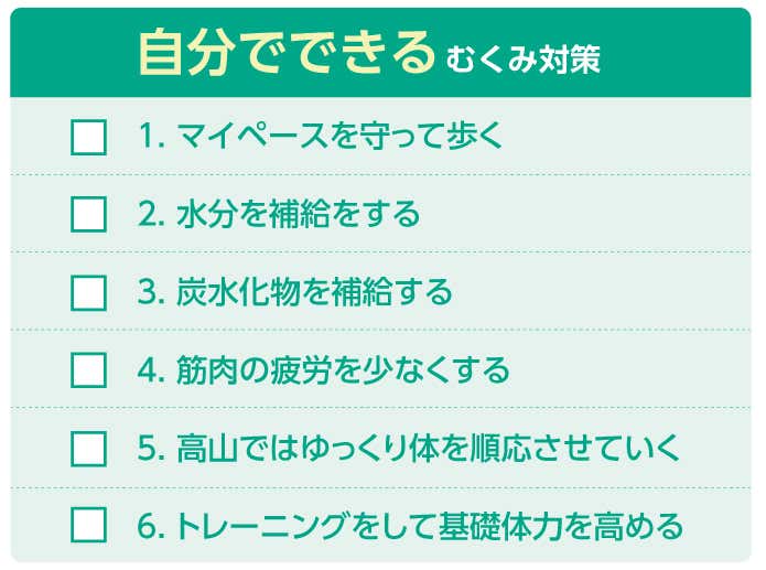 自分でできるむくみ対策