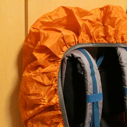 レインカバー 50Lのザックの場合