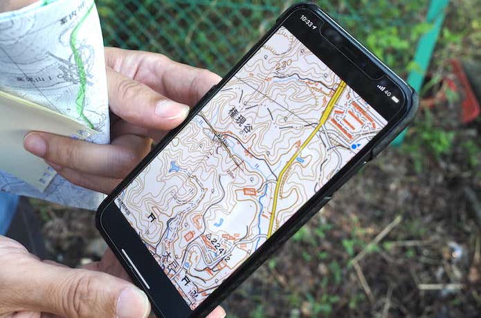 スマホの地図