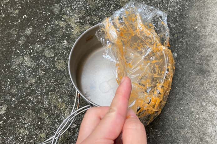 サランラップ汚れない