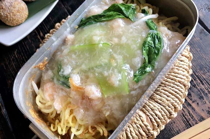 カニのあんかけ焼きそば