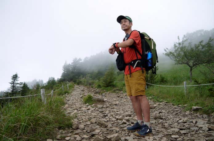 GPSウォッチ活用登山